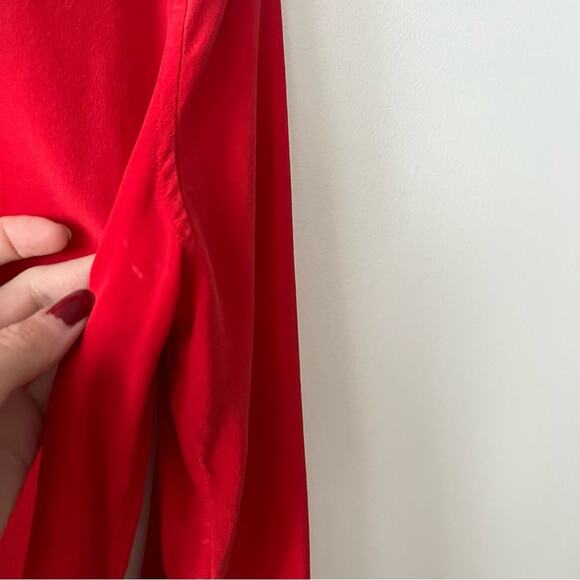 Equipment Kenley Silk Flare Sleeve Blouse - Picture 5 of 10